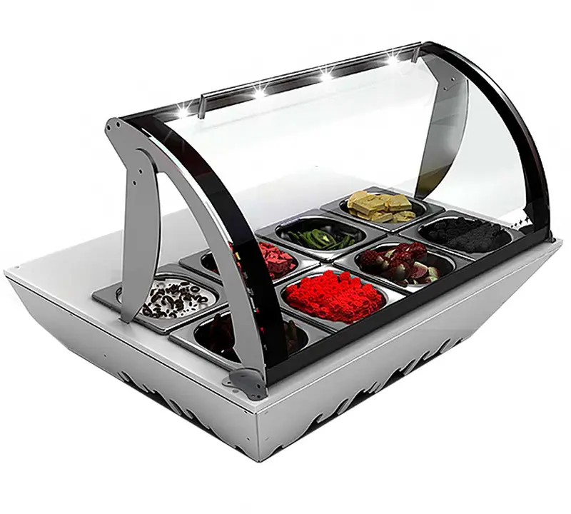 SAYL - VITRINA EXPOSITORA TOPPING BOX LINE