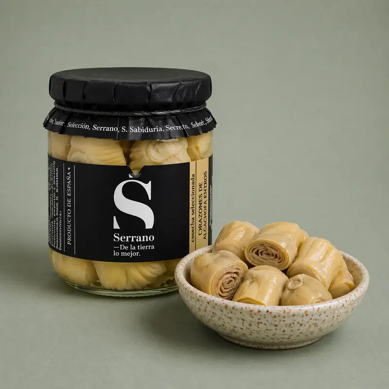 SERRANO | CORAZONES DE ALCACHOFA EXTRA 345gr