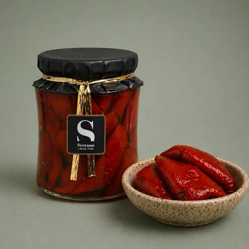 SERRANO | PIMIENTOS DEL PIQUILLO RAFAELLO ENTEROS EXTRA 700gr