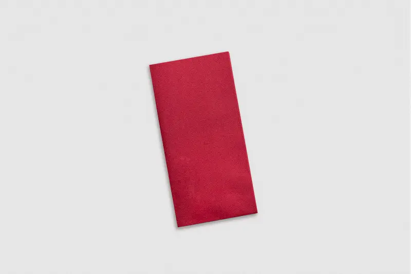 Servilleta Air Soft 40x40cm Pleg. 1/8 Burdeos, 480uds
