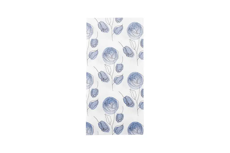 Servilleta Air Soft 48x48cm Pleg. 1/8 L Deco. Cotó Azul, 360uds