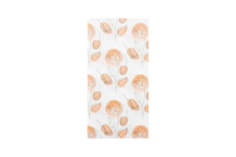 Servilleta Air Soft 48x48cm Pleg. 1/8 L Deco. Cotó Naranja, 360uds