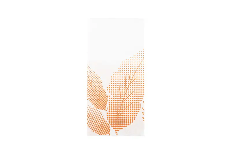 Servilleta Air Soft 48x48cm Pleg. 1/8 L Deco. Otoño Naranja, 360uds