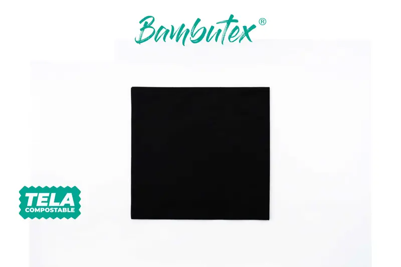 Servilleta Bambutex 40x40cm Negro, 600uds