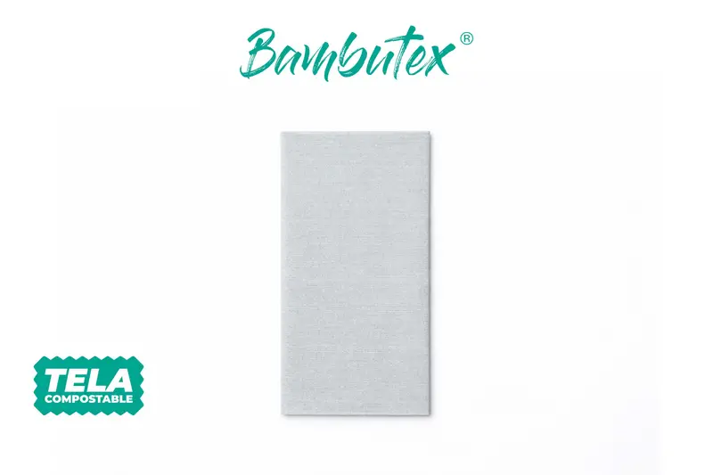 Servilleta Bambutex 48x48cm Pleg. 1/8 Deco. Capri Gris, 360uds