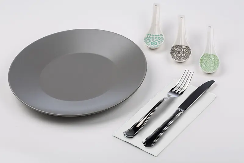 Servilleta Punta Punta 40x40cm Pleg. 1/8 Blanca, 1200uds