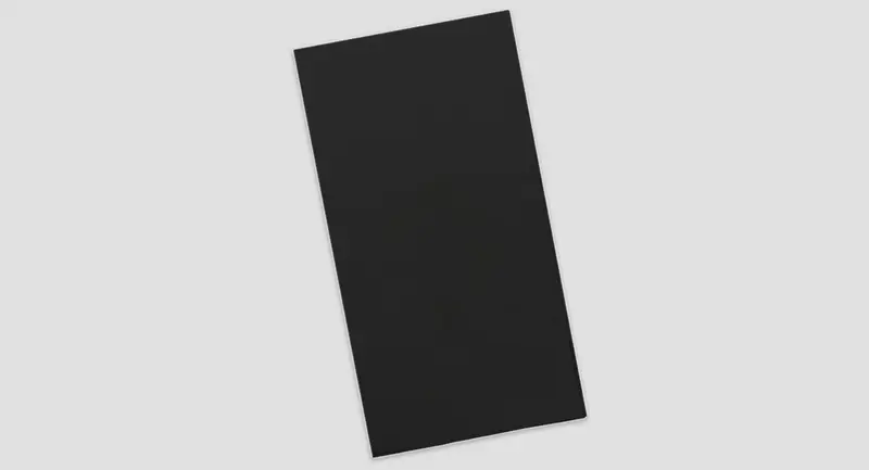 Servilleta Punta Punta 48x48cm Pleg. 1/8 L Negro