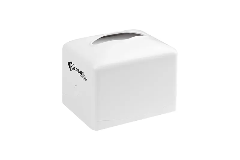 Servilletero 11x20cm ABS Blanco -KARME- 8uds