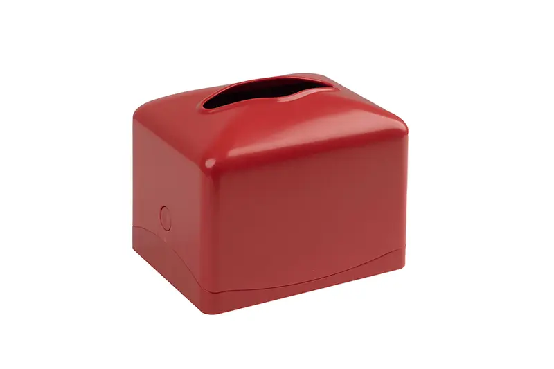 Servilletero 11x20cm ABS Rojo, 8uds