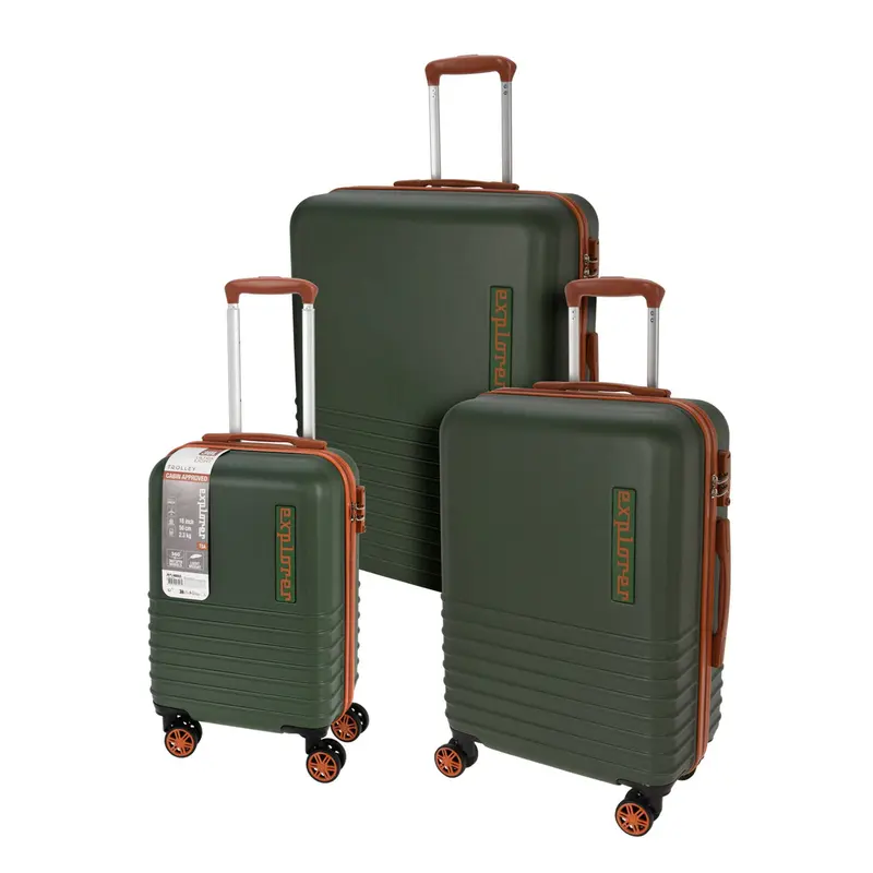 Set 3 maletas 18''-22''-26'' ABS con ruedas dobles