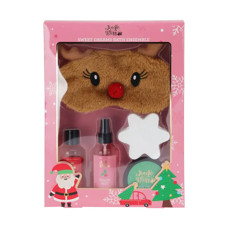 Set baño lujo 5 pzs gel crema bruma efervescencia máscara