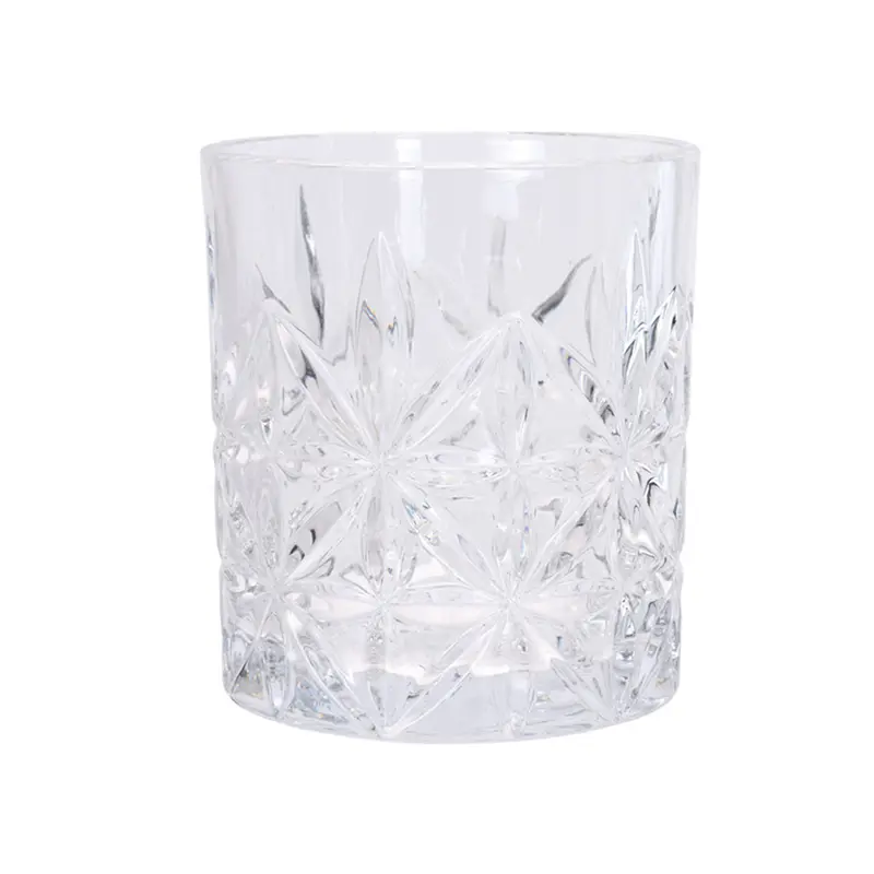 Set de 4 vasos de cristal 230ml Ø7,5x8cm