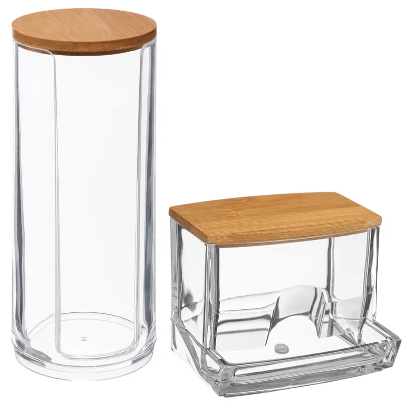 Set dispensador algodón y dispensador bastoncillos