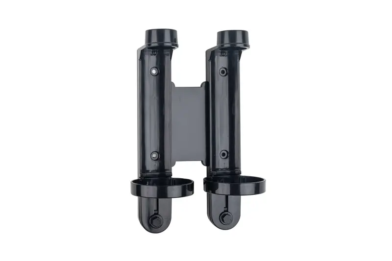 Soporte Dosificador Pared Negro Doble
