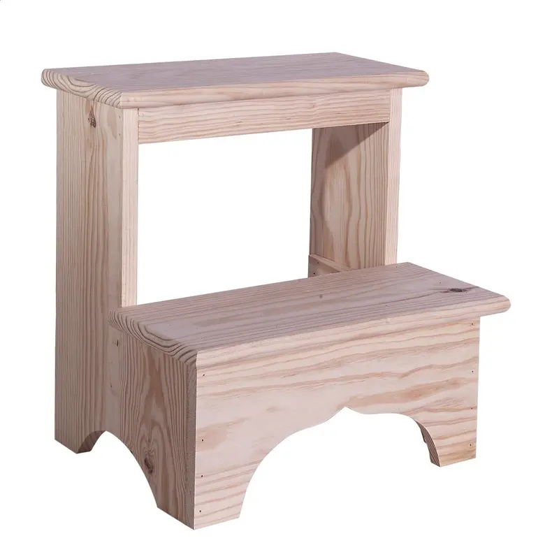 Taburete escalón madera 40x30x40 cm