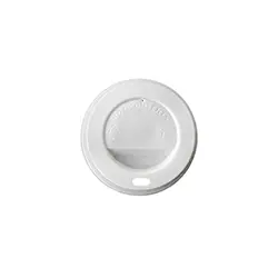 Tapa Vaso Papel 120cc. Blanca (10pq. x 100uds) - Usar con VP120 -