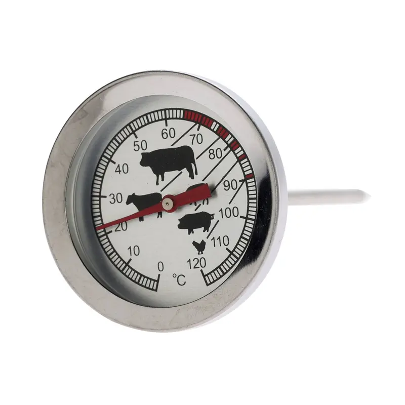 Termómetro para barbacoa acero inoxidable Ø5,4x12cm