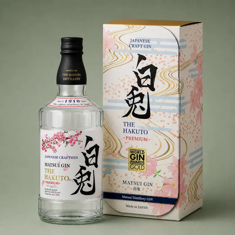 THE HAKUTO MATSUI | PREMIUM JAPANESE CRAFT GIN 70cl