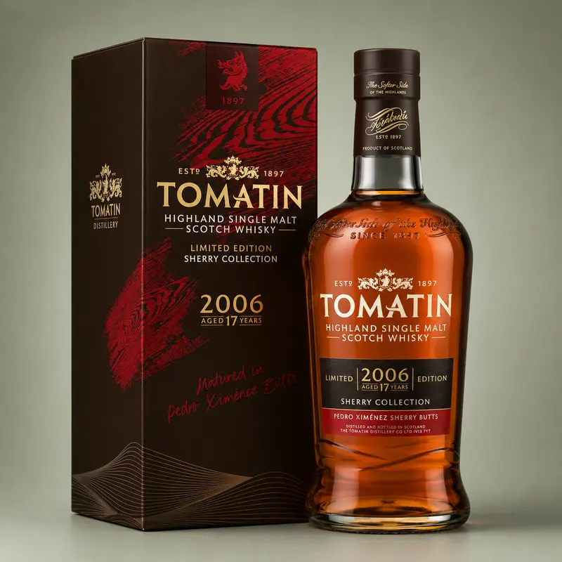 TOMATIN |  SHERRY EDITION 17YO  PEDRO XIMENEZ WHISKY 70cl