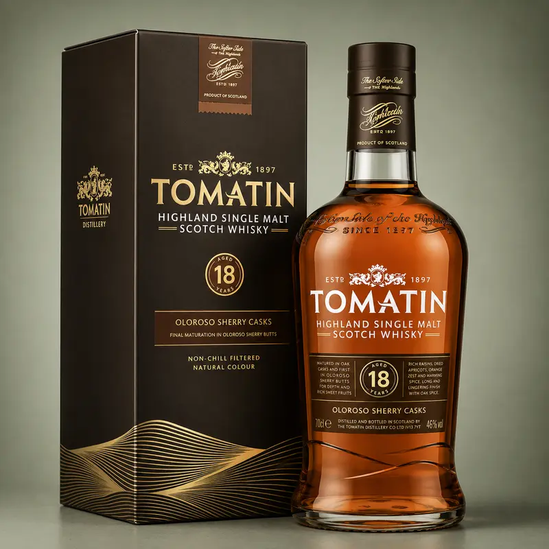 TOMATIN | SINGLE MALT 18YO WHISKY 70cl