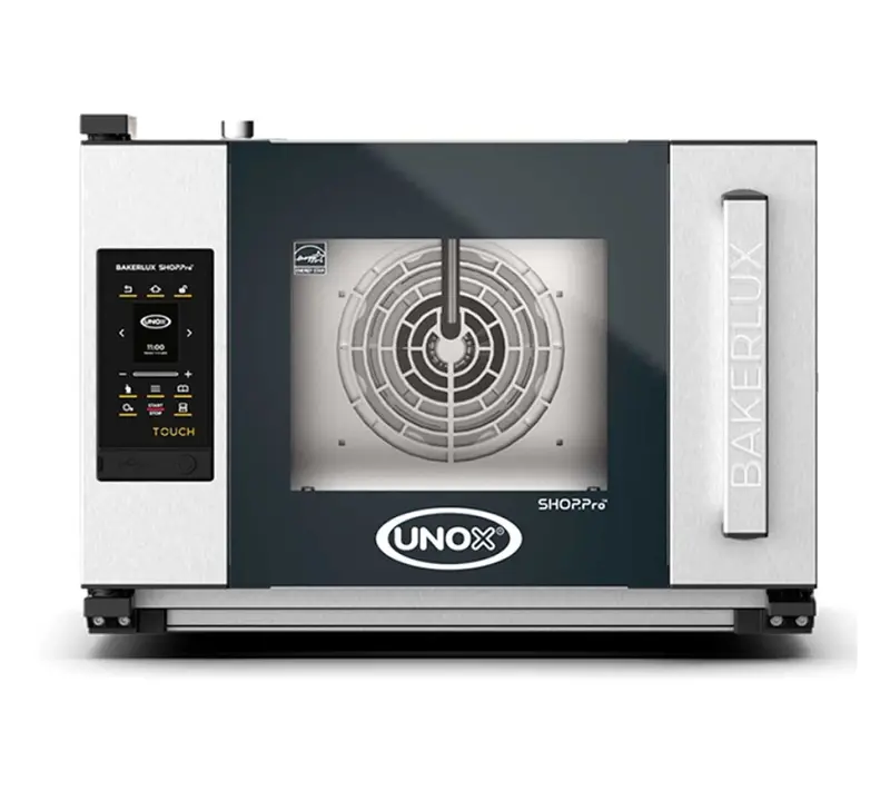 UNOX – HORNO BARKELUX SHOP.PRO STEFANIA MATIC TOUCH- XEFR-03HS-ETRV - Cierre eléctrico y puerta lateral