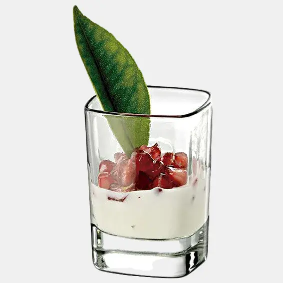 Vaso chupito cristal cubic. 4,5 x 6,2 cm. 60 ml - 6 Uds.