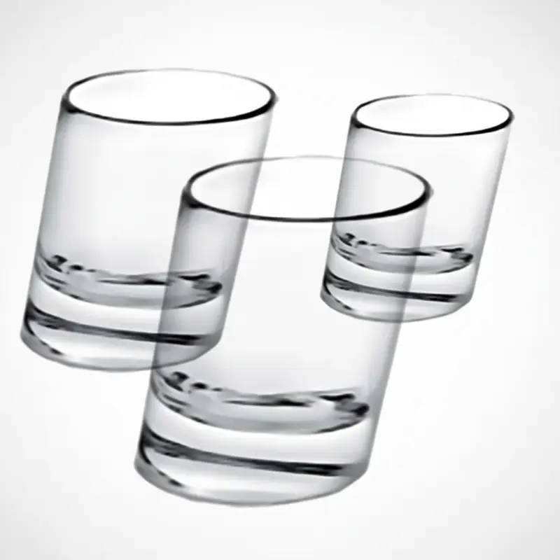 Vaso chupito Pisa. ø4,8 x 5,7 cm. 50 ml - 6 Uds.