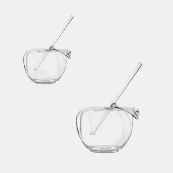 Vaso de cristal borosilicato Tomato. ø12 x 10 cm 650 ml - 1 Ud.