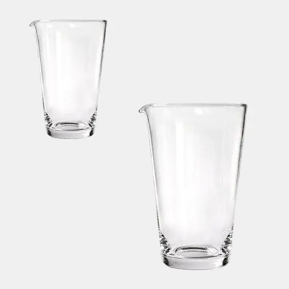 Vaso mezclador vertedor de cristal. ø11,5 x 19 cm. 1 L - 1 Ud.