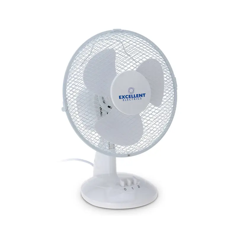 Ventilador de pie Ø23 cm 38W 2 velocidades oscilación blanco