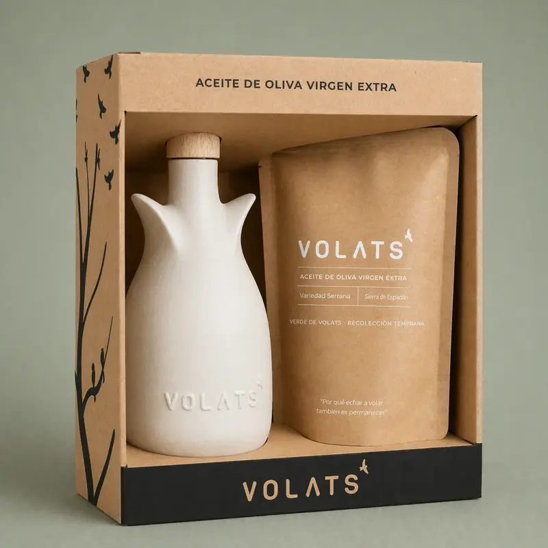 VOLATS | PACK AOVE SERRANA VASIJA 500ml + RECARGA 300ml